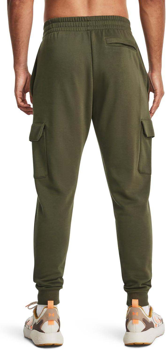 imageUnder Armour Mens Rival Fleece Cargo Jogger390 Marine Od Green   White