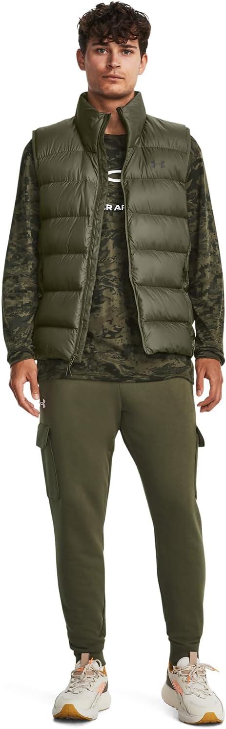 imageUnder Armour Mens Rival Fleece Cargo Jogger390 Marine Od Green   White