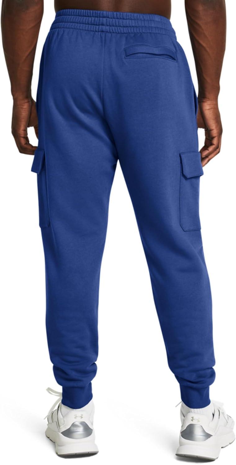 imageUnder Armour Mens Rival Fleece Cargo Jogger432 Tech Blue   White