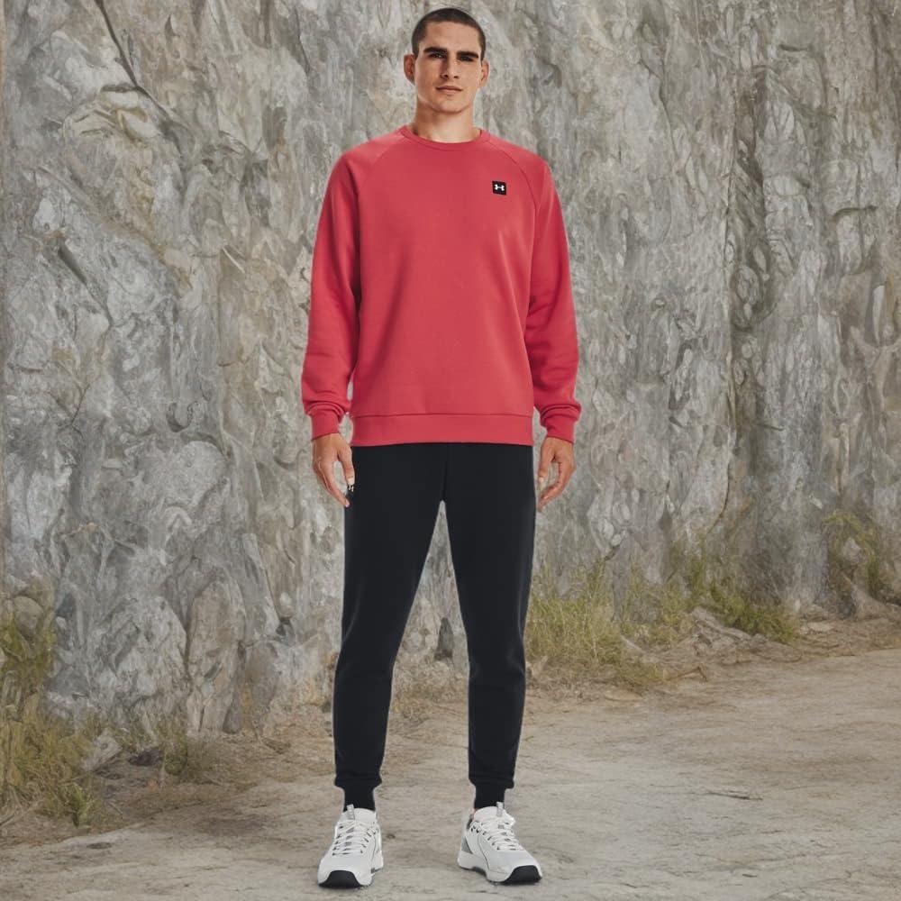 imageUnder Armour Mens Rival Fleece Crew638 Chakra   Onyx White