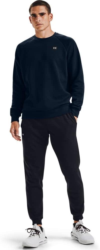 imageUnder Armour Mens Rival Fleece CrewAcademy Blue 408Onyx White