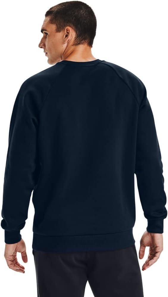 imageUnder Armour Mens Rival Fleece CrewAcademy Blue 408Onyx White