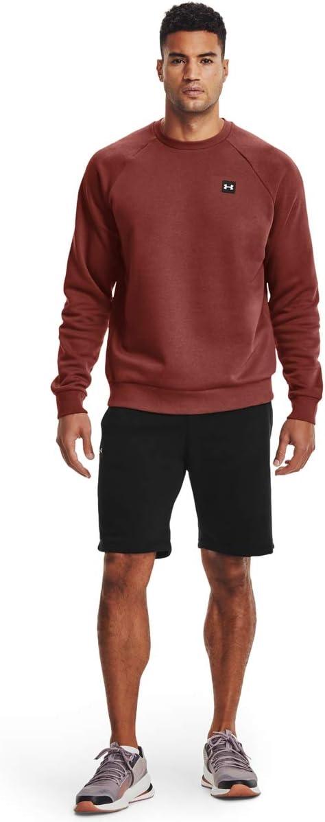 imageUnder Armour Mens Rival Fleece CrewCinna Red 688Onyx White
