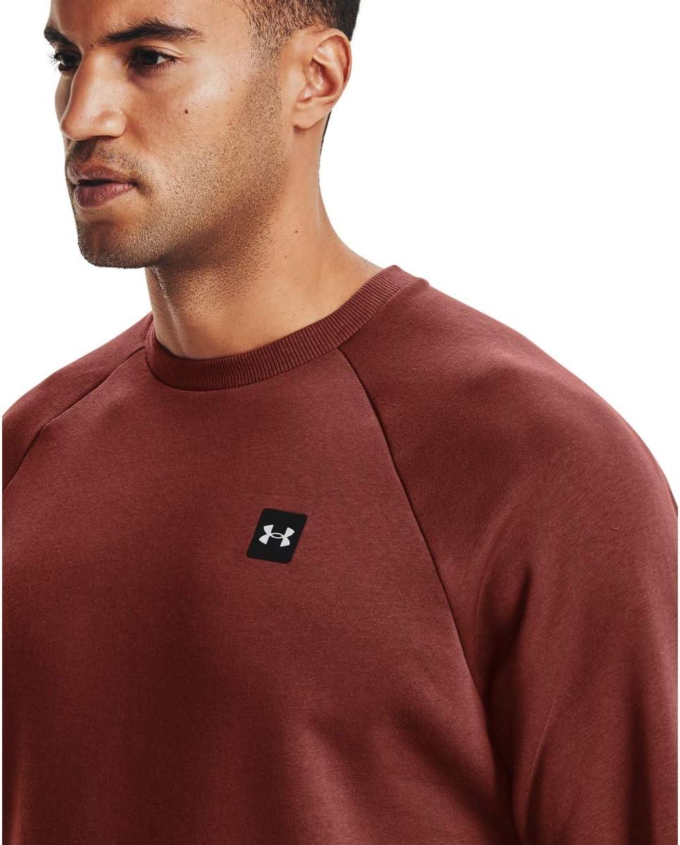 imageUnder Armour Mens Rival Fleece CrewCinna Red 688Onyx White