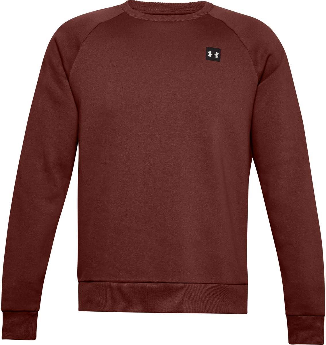 imageUnder Armour Mens Rival Fleece CrewCinna Red 688Onyx White