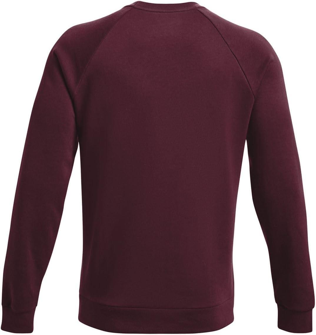 imageUnder Armour Mens Rival Fleece CrewDark Maroon 600Onyx White