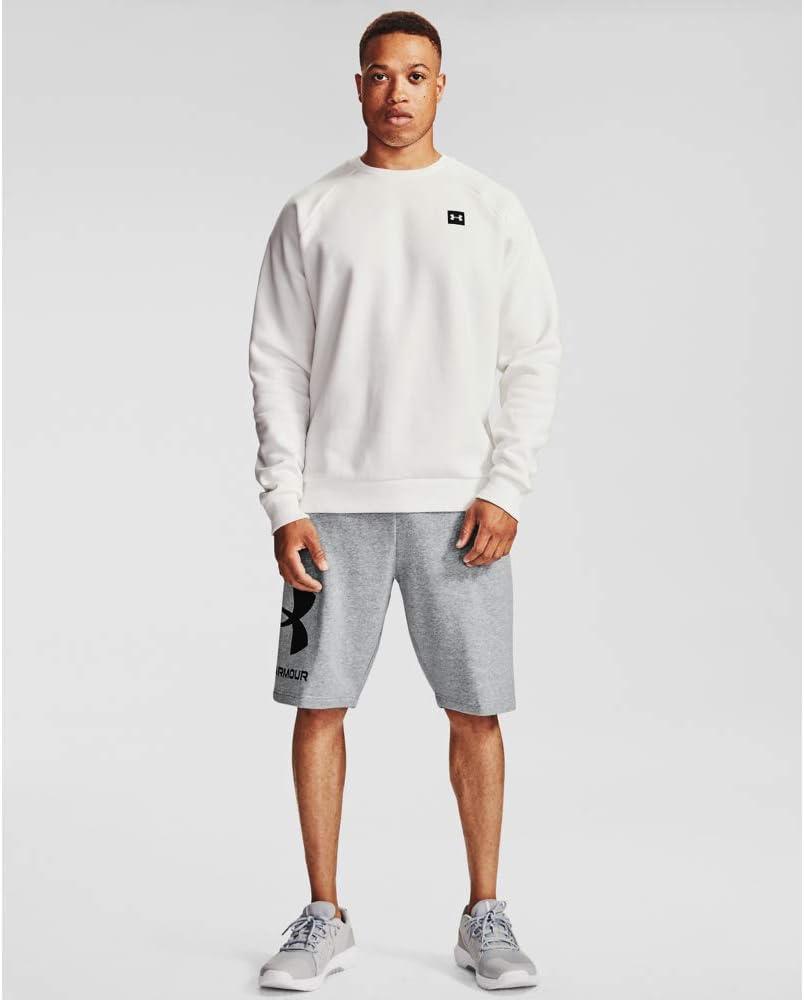 imageUnder Armour Mens Rival Fleece CrewOnyx White 112White