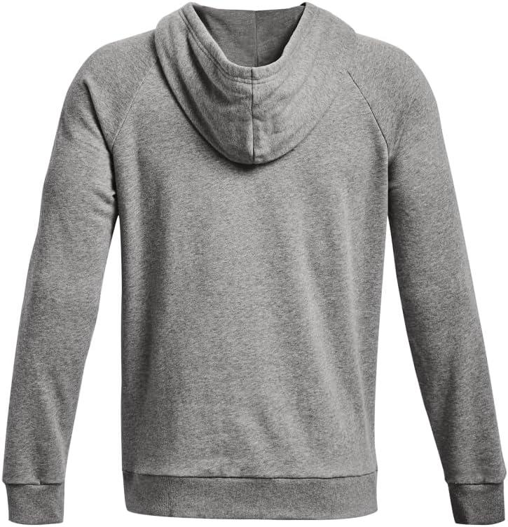 imageUnder Armour Mens Rival Fleece Hoodie025 Castlerock Light Heather   White