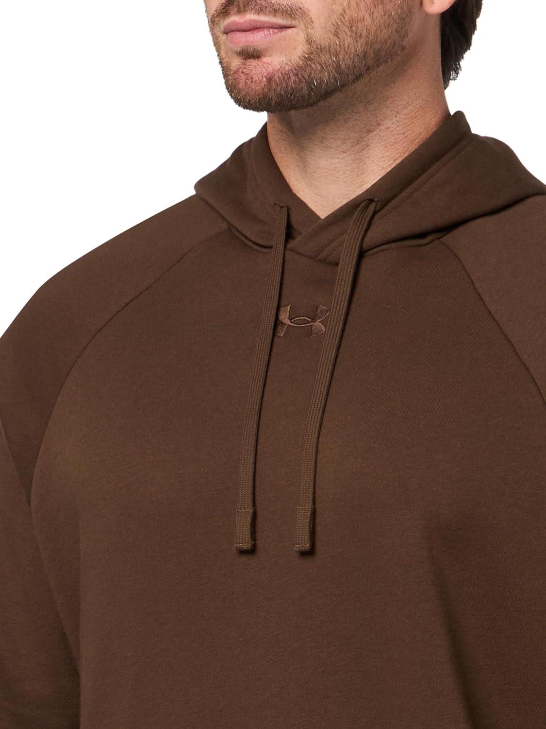 imageUnder Armour Mens Rival Fleece Hoodie230 Gridiron Brown   Gridiron Brown