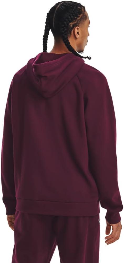imageUnder Armour Mens Rival Fleece Hoodie600 Dark Maroon   Wham