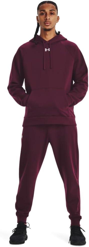 imageUnder Armour Mens Rival Fleece Hoodie600 Dark Maroon   Wham
