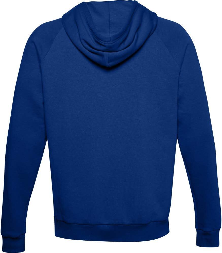 imageUnder Armour Mens Rival Fleece HoodieRoyal 400Onyx White