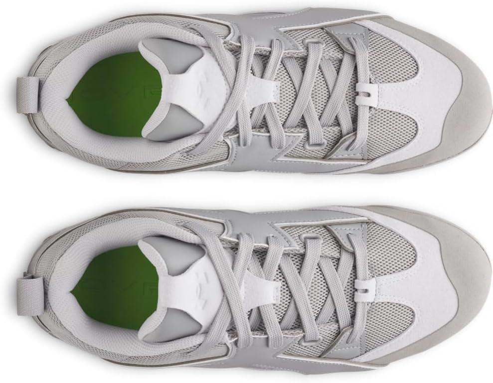 imageUnder Armour Mens Yard Icon Mt Baseball Cleats Sneaker075 Baseball GrayBaseball GrayHalo Gray