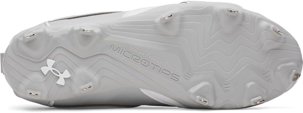 imageUnder Armour Mens Yard Icon Mt Baseball Cleats Sneaker075 Baseball GrayBaseball GrayHalo Gray