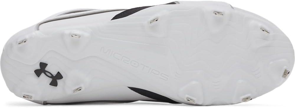 imageUnder Armour Mens Yard Icon Mt Baseball Cleats Sneaker100 WhiteWhiteBlack