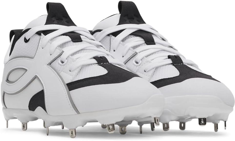 imageUnder Armour Mens Yard Icon Mt Baseball Cleats Sneaker100 WhiteWhiteBlack