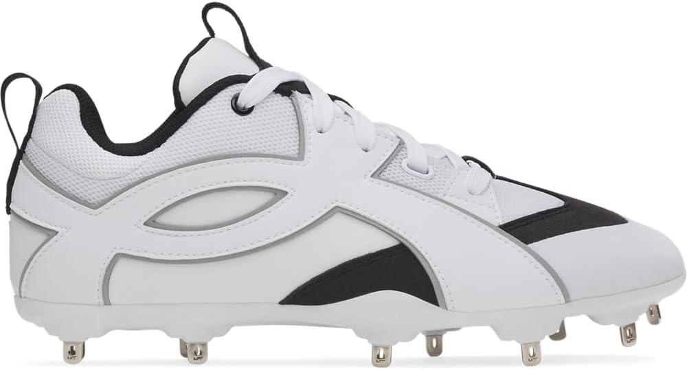 imageUnder Armour Mens Yard Icon Mt Baseball Cleats Sneaker100 WhiteWhiteBlack