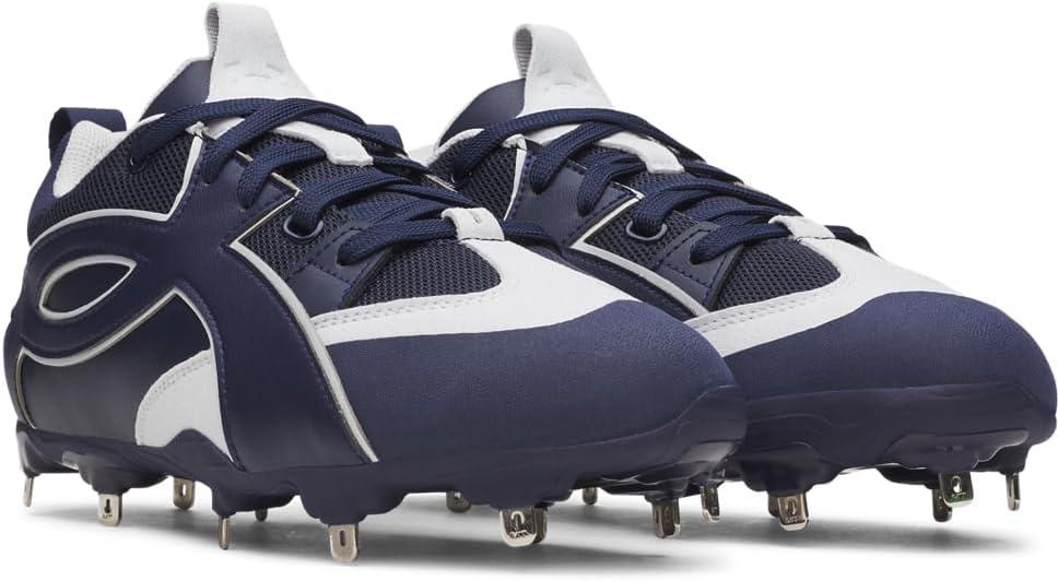 imageUnder Armour Mens Yard Icon Mt Baseball Cleats Sneaker410 Midnight NavyMidnight NavyMidnight Navy