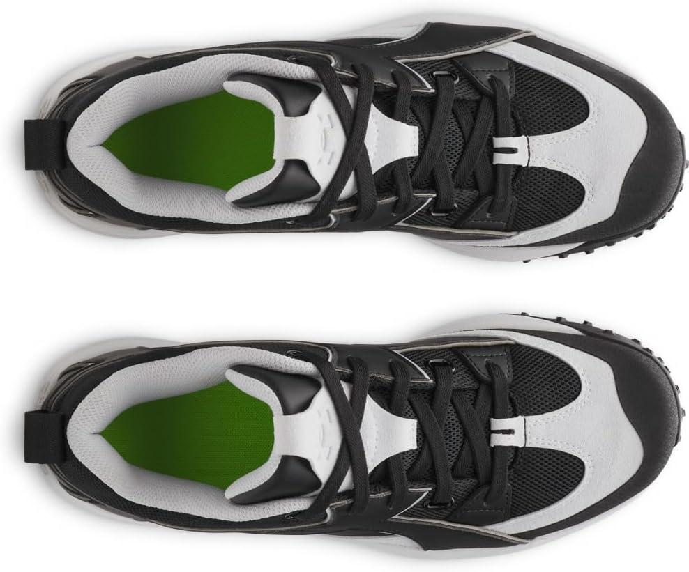 imageUnder Armour Mens Yard Icon Turf Baseball Cleats Sneaker001 BlackWhiteBlack