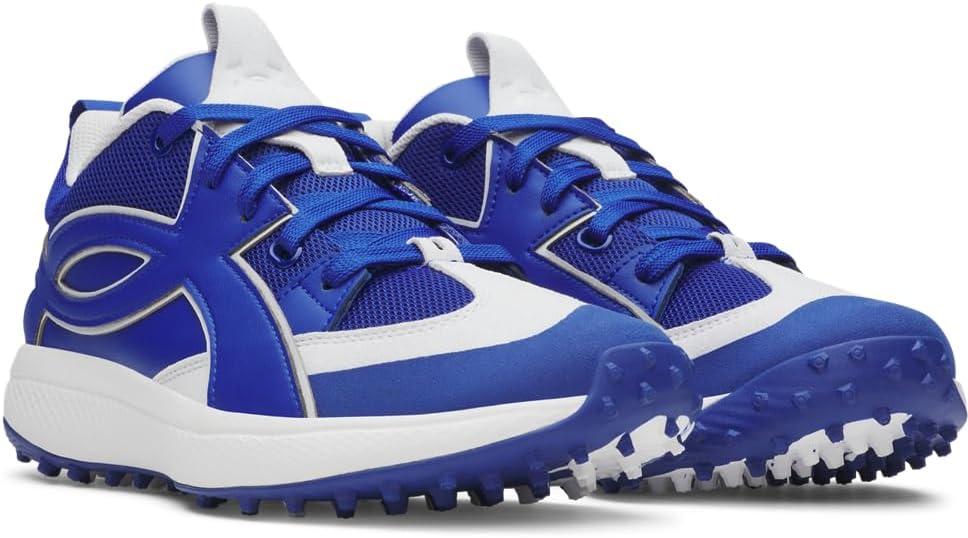 imageUnder Armour Mens Yard Icon Turf Baseball Cleats Sneaker400 RoyalWhiteRoyal