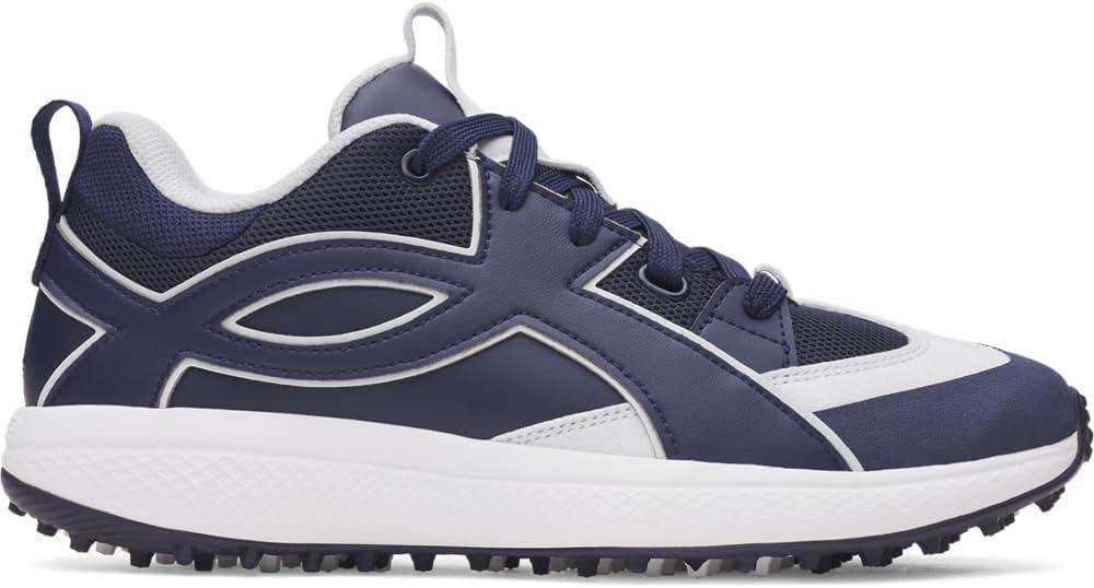 imageUnder Armour Mens Yard Icon Turf Baseball Cleats Sneaker410 Midnight NavyWhiteMidnight Navy