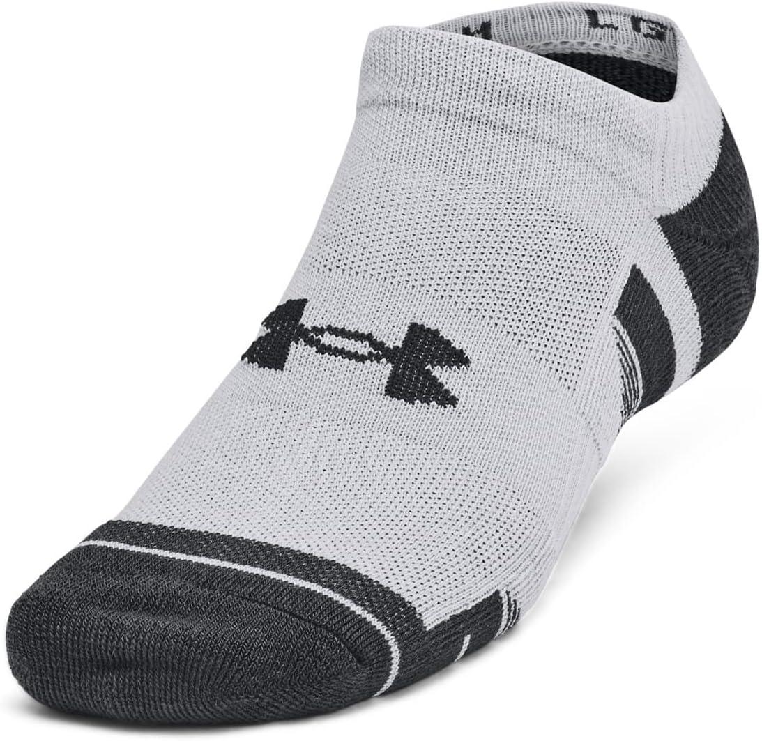 imageUnder Armour Training Cotton No Show Socks 6 PackMod Gray