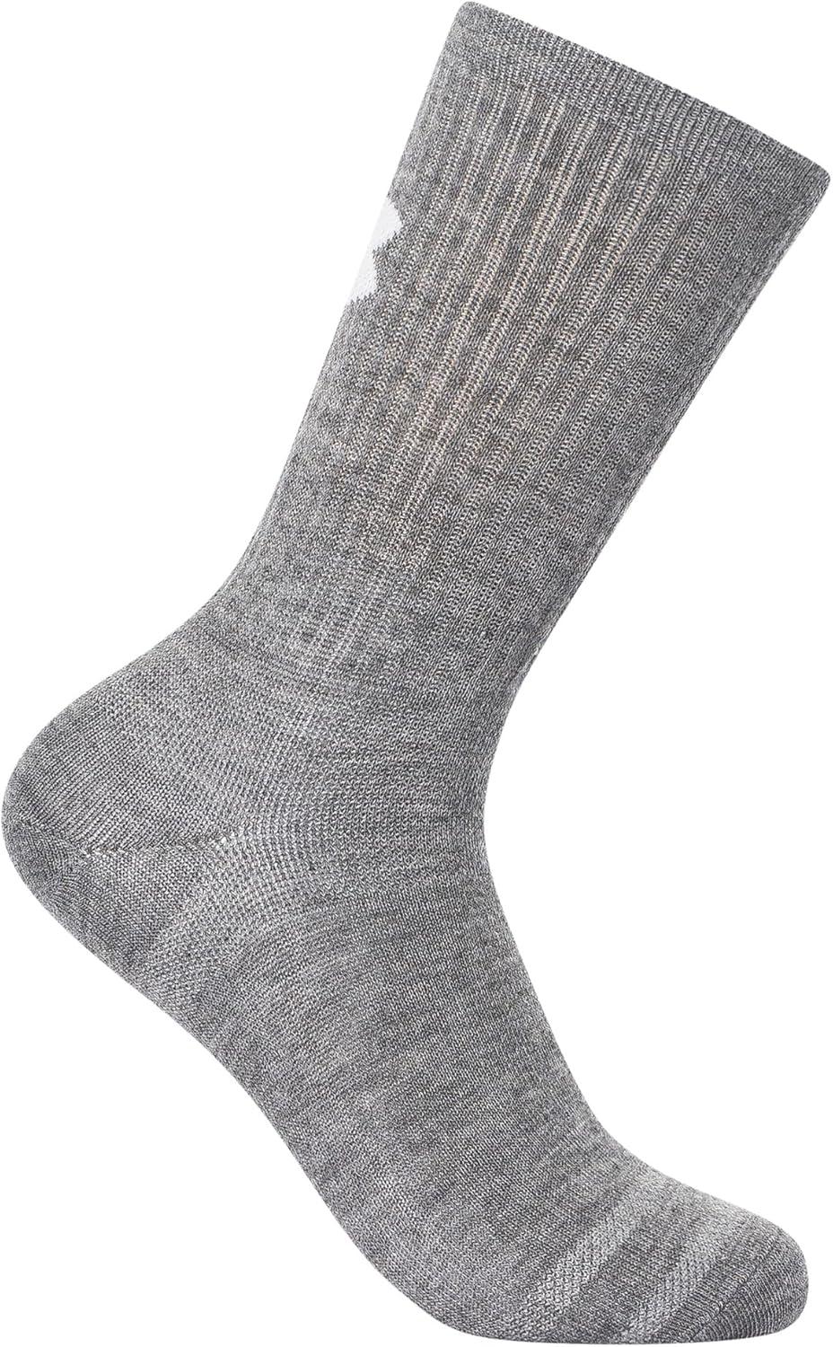 imageUnder Armour Unisex Adult Essential Crew Socks 6Pack101 White  White  Black