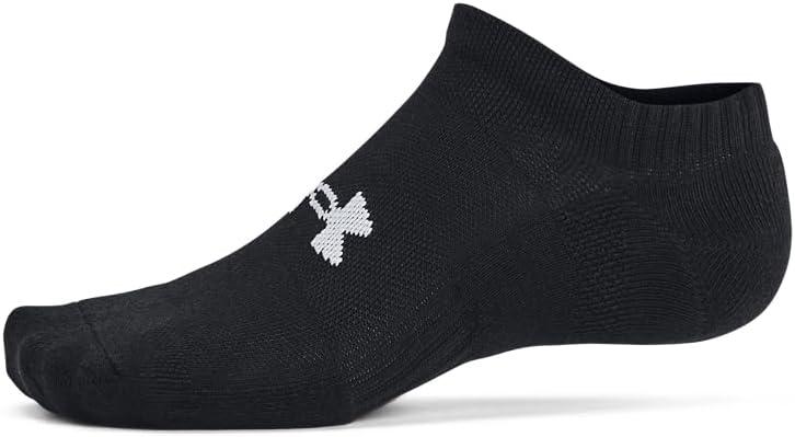 imageUnder Armour Unisex Adult Training Cotton No Show Socks 3Pack001 Black  Black  White