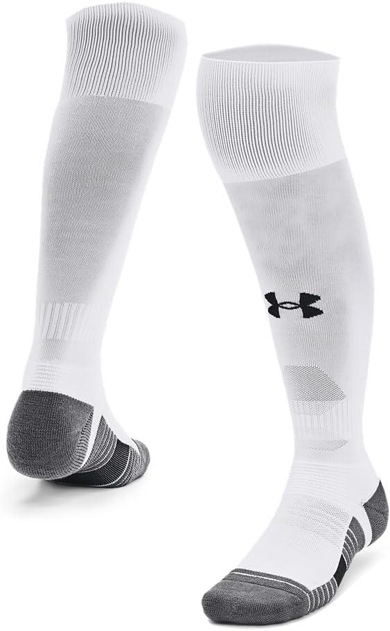 imageUnder Armour Unisex Magnetico Over the Calf Socks100 White  Pitch Gray  Black