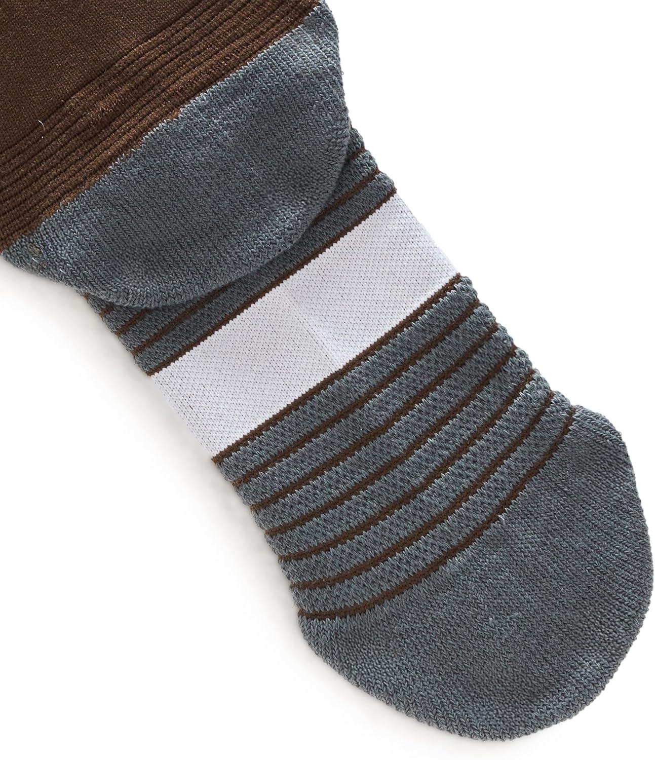 imageUnder Armour Unisex Magnetico Over the Calf Socks230 Gridiron Brown  Pitch Gray  White