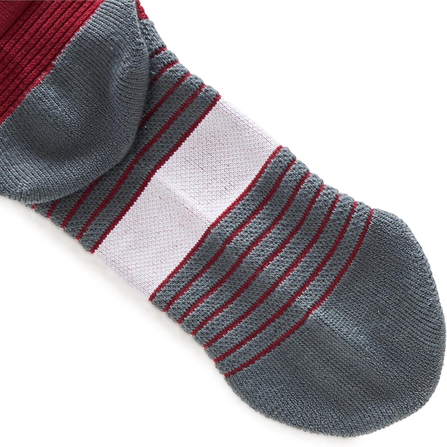imageUnder Armour Unisex Magnetico Over the Calf Socks625 Cardinal  Pitch Gray  White