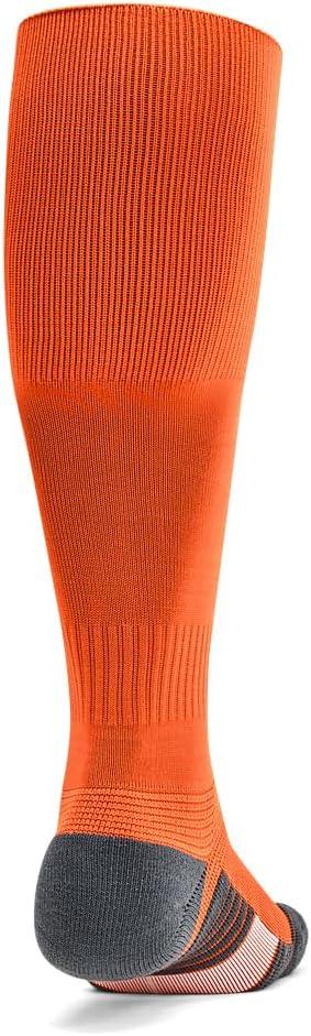 imageUnder Armour Unisex Magnetico Over the Calf Socks800 Team Orange  Pitch Gray  White