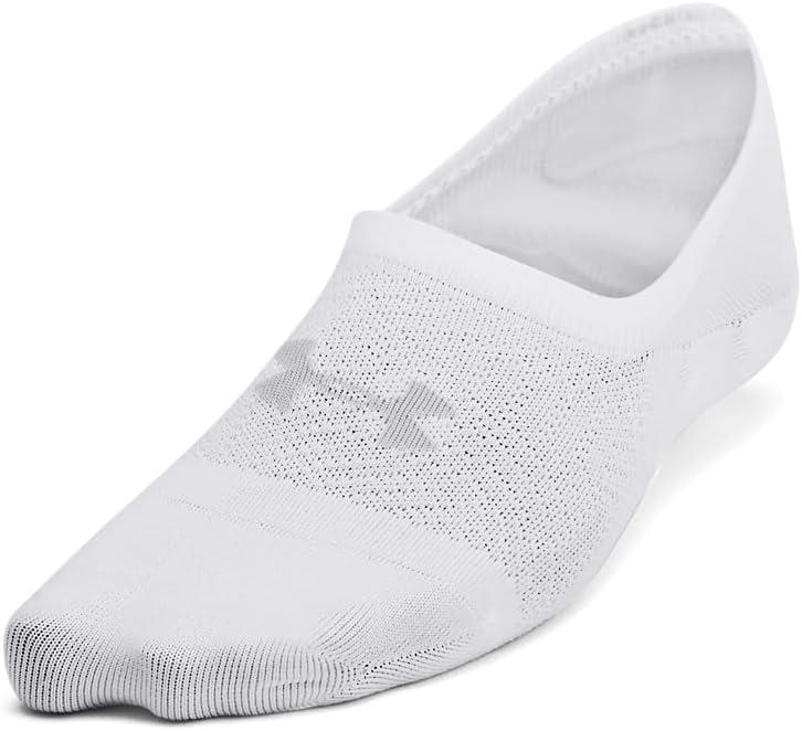 imageUnder Armour Womens Breathe Lite Liner Socks 6Pack100 White  White  Mod Gray