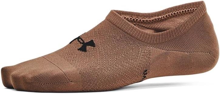imageUnder Armour Womens Breathe Lite Liner Socks 6Pack268 Austin Brown  Austin Brown  Black