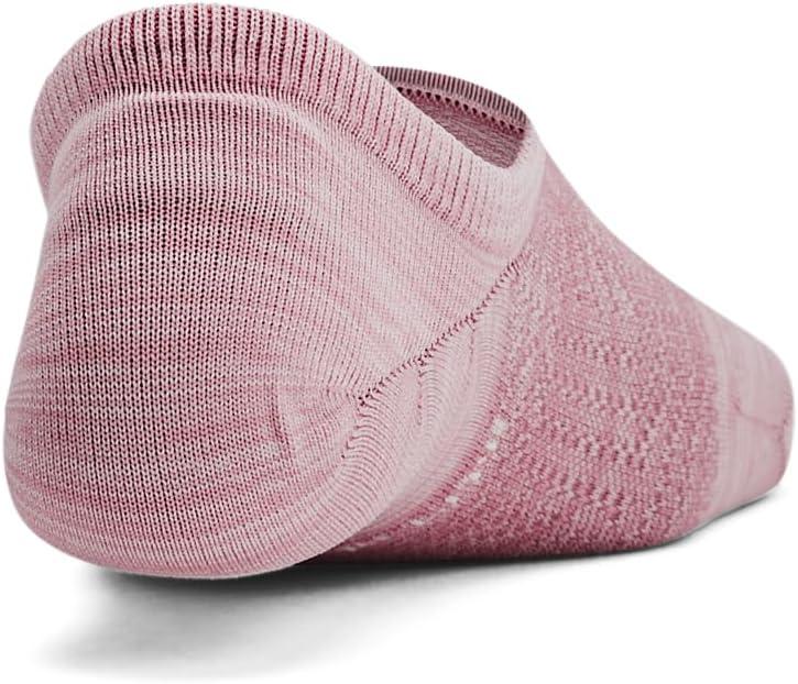 imageUnder Armour Womens Breathe Lite Liner Socks 6Pack697 Pink Elixir  Pink Elixir  White