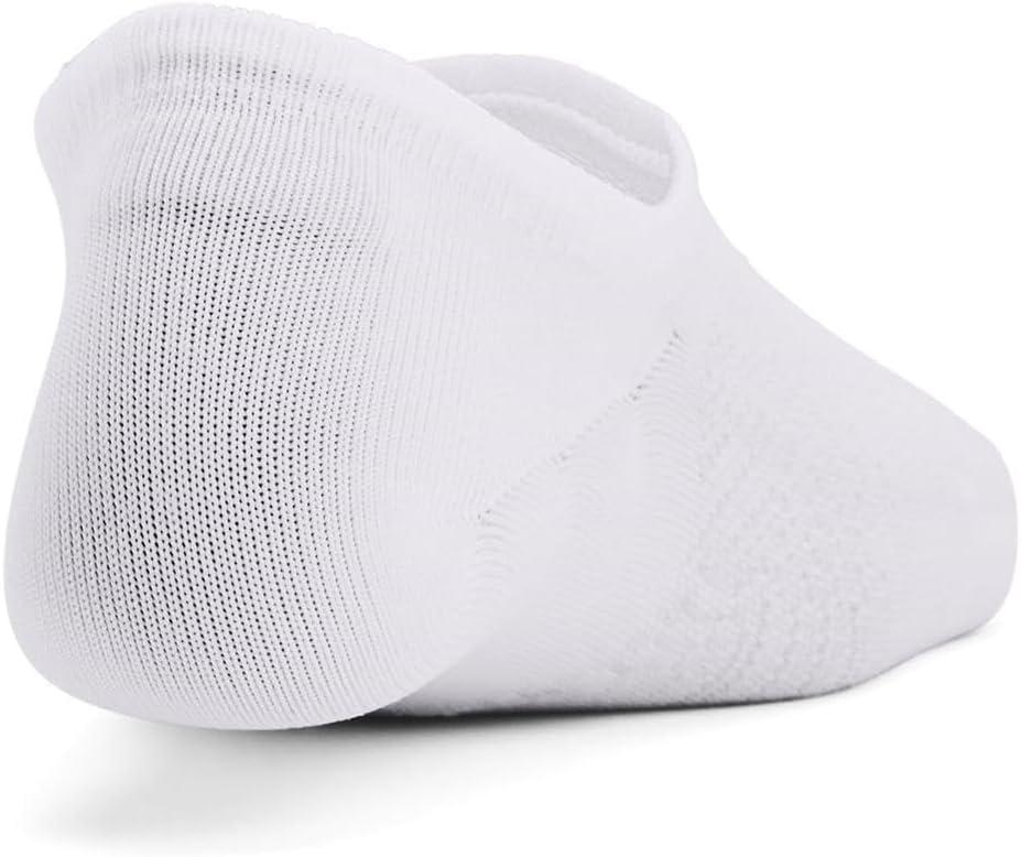 imageUnder Armour Womens Breathe Lite Ultra Low Socks 3Pack100 White  White  Mod Gray