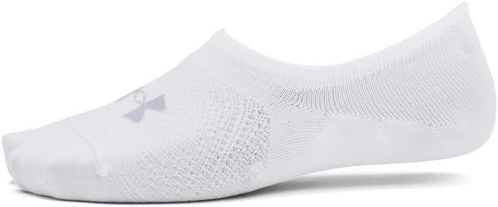 imageUnder Armour Womens Breathe Lite Ultra Low Socks 3Pack100 White  White  Mod Gray