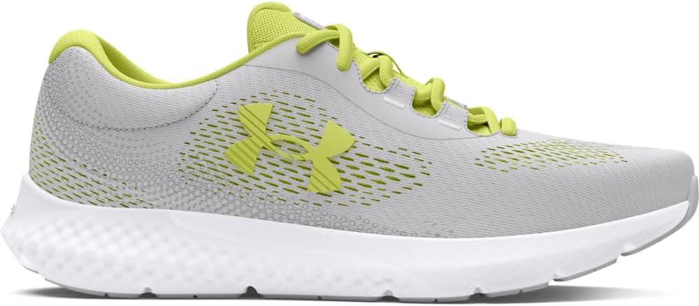 imageUnder Armour Womens Charged Rogue 4 Running Shoes102 Halo GraySonic YellowWhite