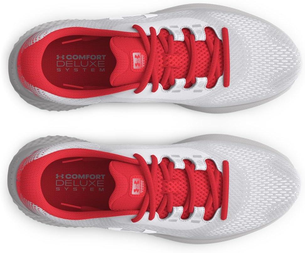 imageUnder Armour Womens Charged Rogue 4 Running Shoes104 Distant GrayRacer RedWhite