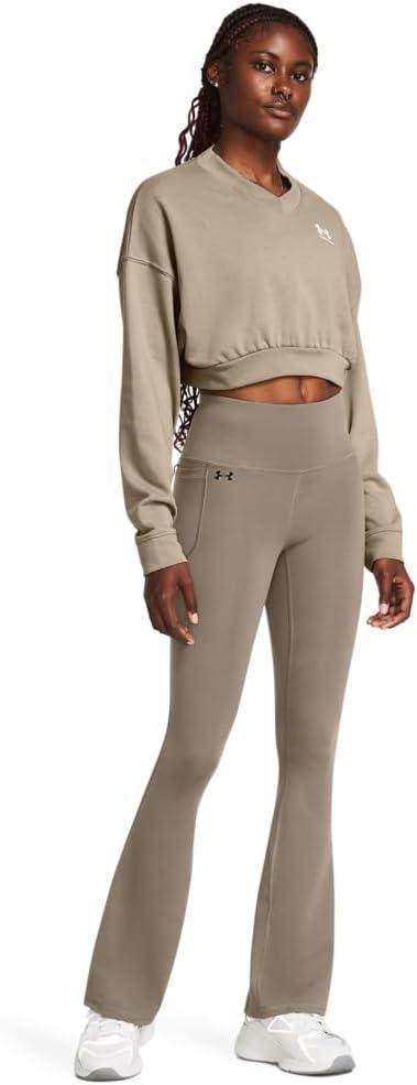 imageUnder Armour Womens Motion Flare Pants200 Taupe Dusk   Black