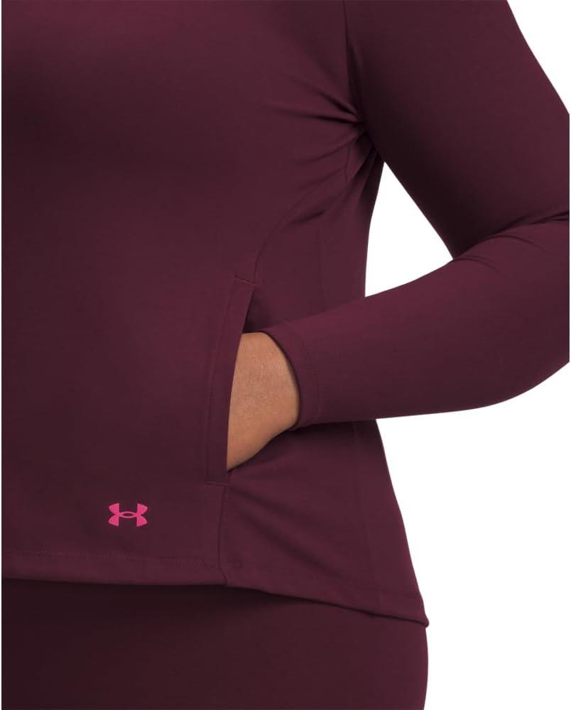 imageUnder Armour Womens Motion Jacket600 Dark Maroon   Fuchsia Dusk