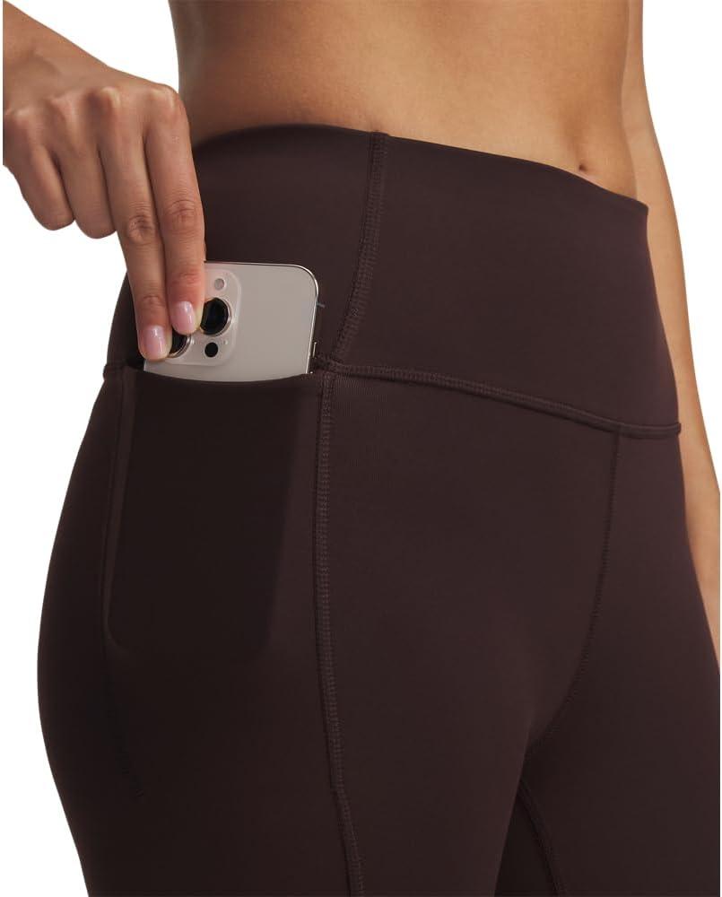 imageUnder Armour Womens Movement Twist Ankle Leggings227 Brown Obsidian   Metallic Silver