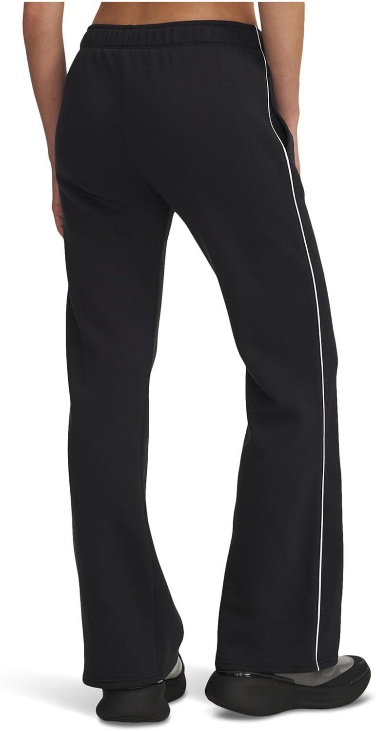 imageUnder Armour Womens Rival Fleece Piped PantsBlackWhite