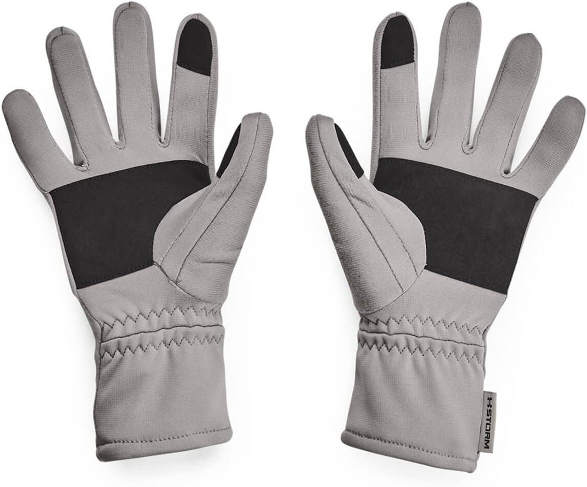 imageUnder Armour Womens Storm Fleece GlovesGray Wolf 031Jet Gray