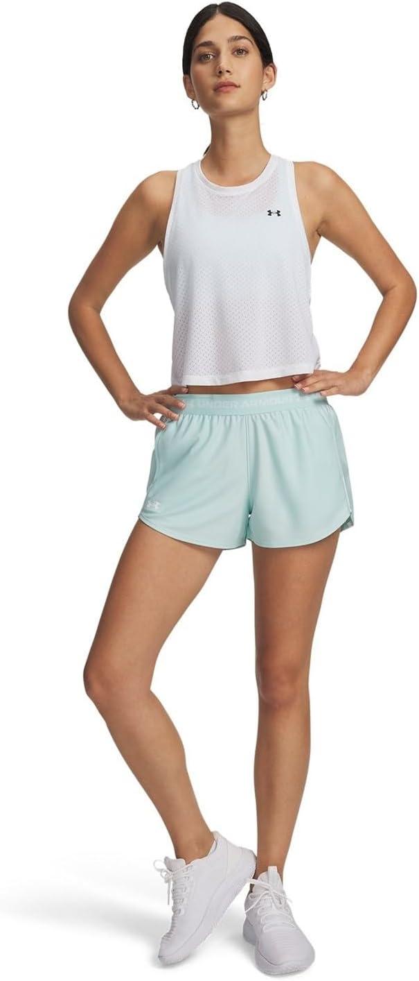 imageUnder Armour Womens Tech Play Up Shorts703 Refresh Mint   White