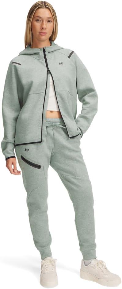 imageUnder Armour Womens Unstoppable Fleece Joggers348 Silica Green   Black