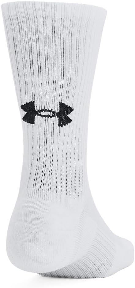 imageUnder Armour Youth Training Cotton Crew Socks Multipairs100 White  White  Black