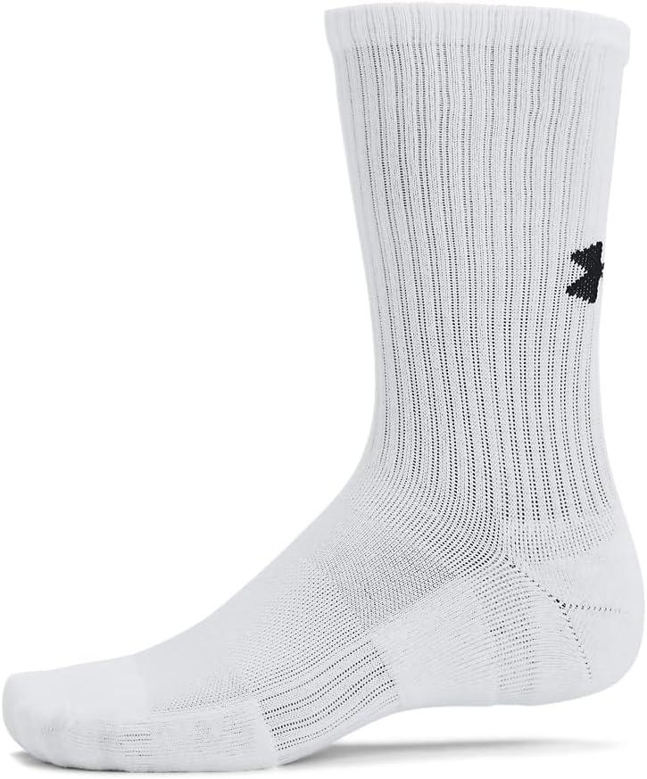 imageUnder Armour Youth Training Cotton Crew Socks Multipairs100 White  White  Black