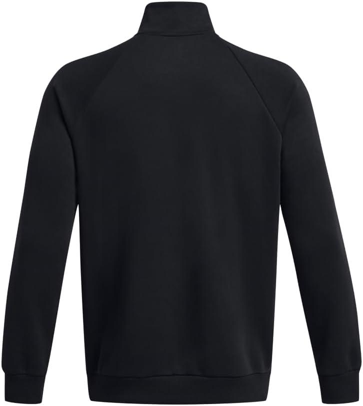 imageUnder Armour mens Rival Fleece Quarter Zip001 Black   White