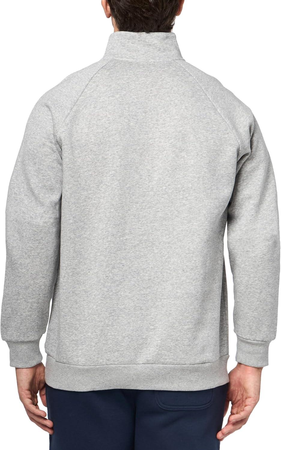 imageUnder Armour mens Rival Fleece Quarter Zip012 Mod Gray Light Heather   White